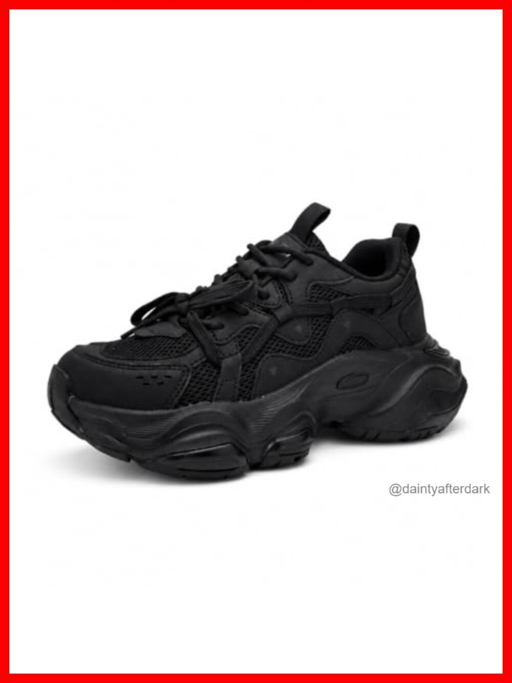Women's Chunky Sneakers Breathable Mesh Platform Dad Shoes Cushioned Walking